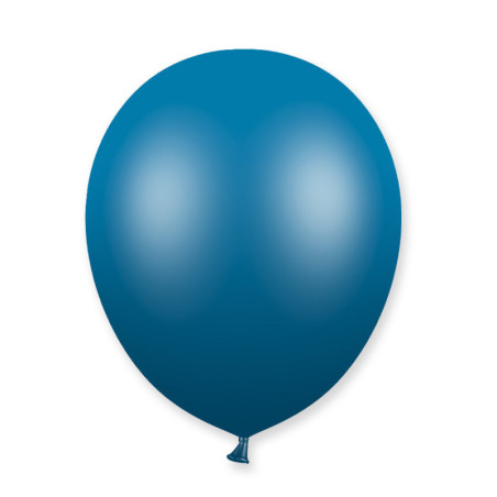 Pack de 50 ballons bleu métal