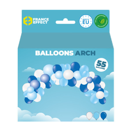 Pack arche ballons bleu