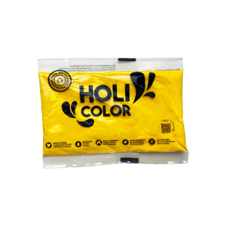 Poudre HOLI jaune 75 grammes