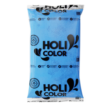 Poudre Holi bleu