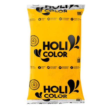 Poudre Holi jaune