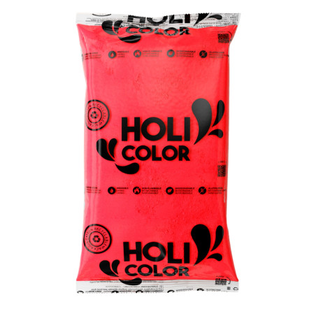 Poudre Holi rouge