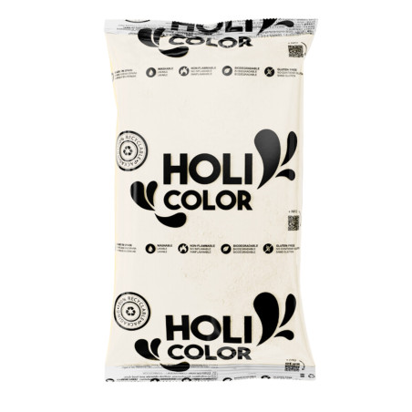 Poudre Holi sachet de 1 kg - Blanc