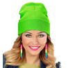 Bonnet stylé vert fluo