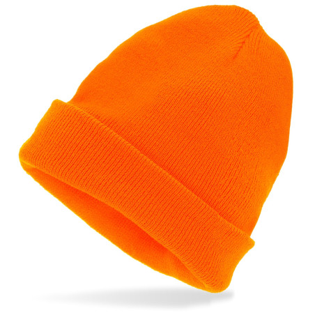 Bonnet fluo orange