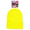 Bonnet fluo chic jaune