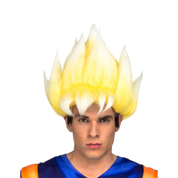 Perruque Super Saiyan Goku Dragon Ball adulte