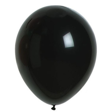 Ballon noir en latex pour fête anniversaire REF/BAL00N